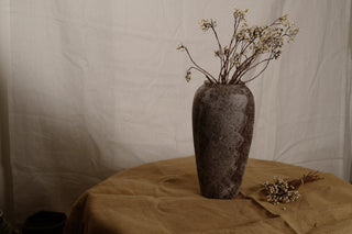 Mineral Frost Vase, Large Tall