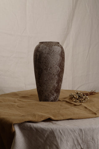 Mineral Frost Vase, Large Tall