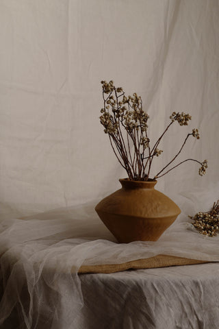 Serenity Sand Vase, Medium Round & Tall