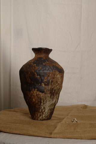 Rustic Organic Wabi-sabi Style Vase, Large Tall