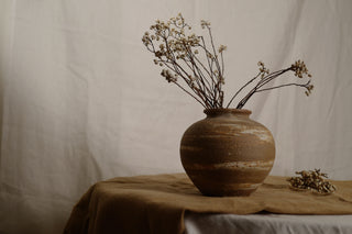 Saturn's Stripe Vase, Round