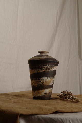 Earthy Spiral Vase, Tall