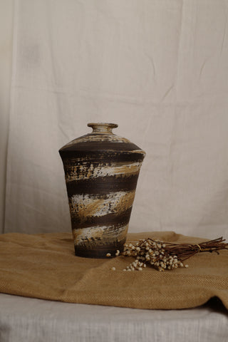 Earthy Spiral Vase, Tall