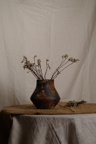 Rusty Flame Series Vase, Bulb