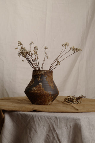 Rusty Flame Series Vase, Bulb
