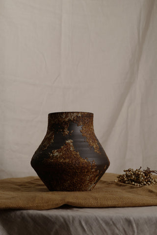 Rusty Flame Series Vase, Bulb