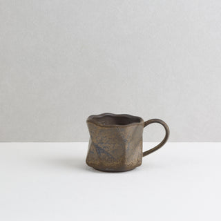 AERIS 01 Ceramic Mug — Smoky Taupe & Charcoal, 190 ml