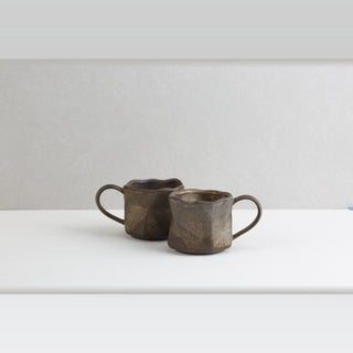 AERIS 01 Ceramic Mug — Smoky Taupe & Charcoal, 190 ml