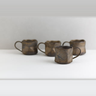 AERIS 01 Ceramic Mug — Smoky Taupe & Charcoal, 190 ml