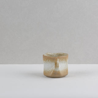 AERIS 03 Handmade Ceramic Cup — Cream & Sand, 190 ml