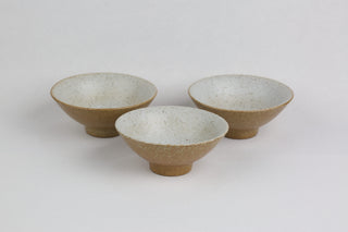 Handmade Ceramic Bowl — Sand & Speckled Cream, 12.5 cm