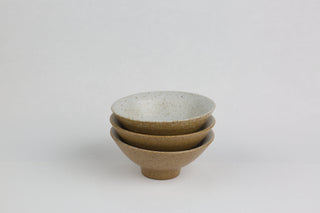 Handmade Ceramic Bowl — Sand & Speckled Cream, 12.5 cm