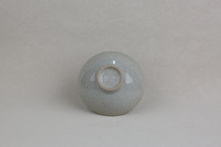 Handmade Ceramic Bowl — Grey-Green & Rose, 12.5 cm