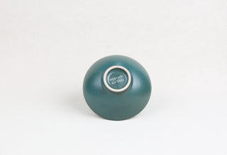 Handmade Ceramic Bowl — Deep Teal, 12.5 cm