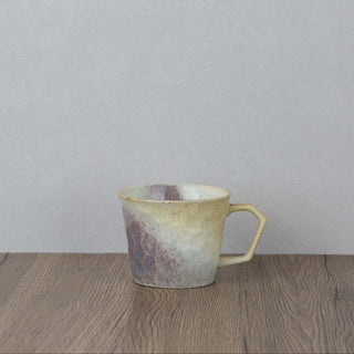 CAELUM 02 Handmade Ceramic Mug — Cream & Lavender, 350 ml