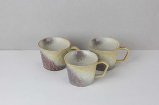CAELUM 02 Handmade Ceramic Mug — Cream & Lavender, 350 ml